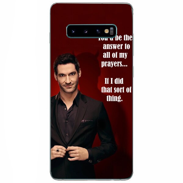 Husa din Silicon, Lucifer The answer pentru Samsung Galaxy S10, Multicolor