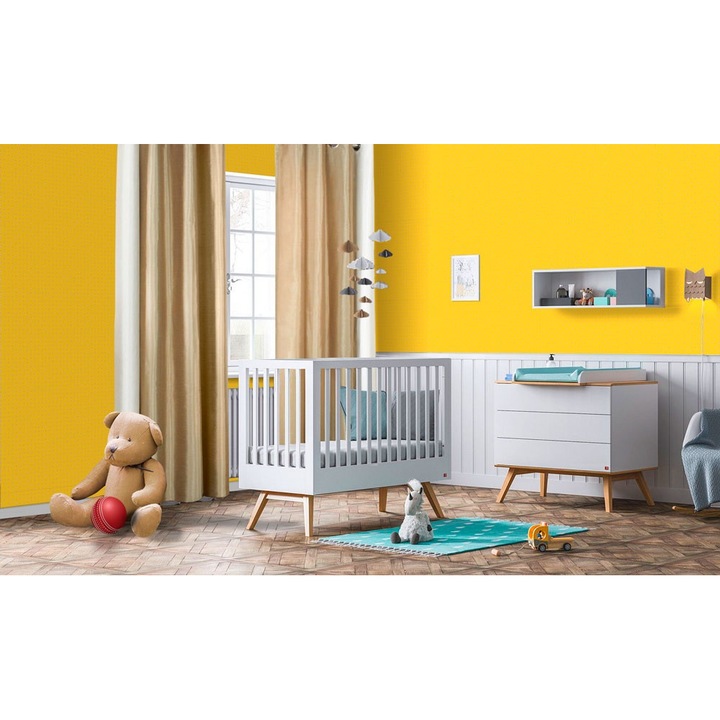 Tapéta MallDeco 41301, Szívek sárga, 0.53 x10.05 = 5.33m2