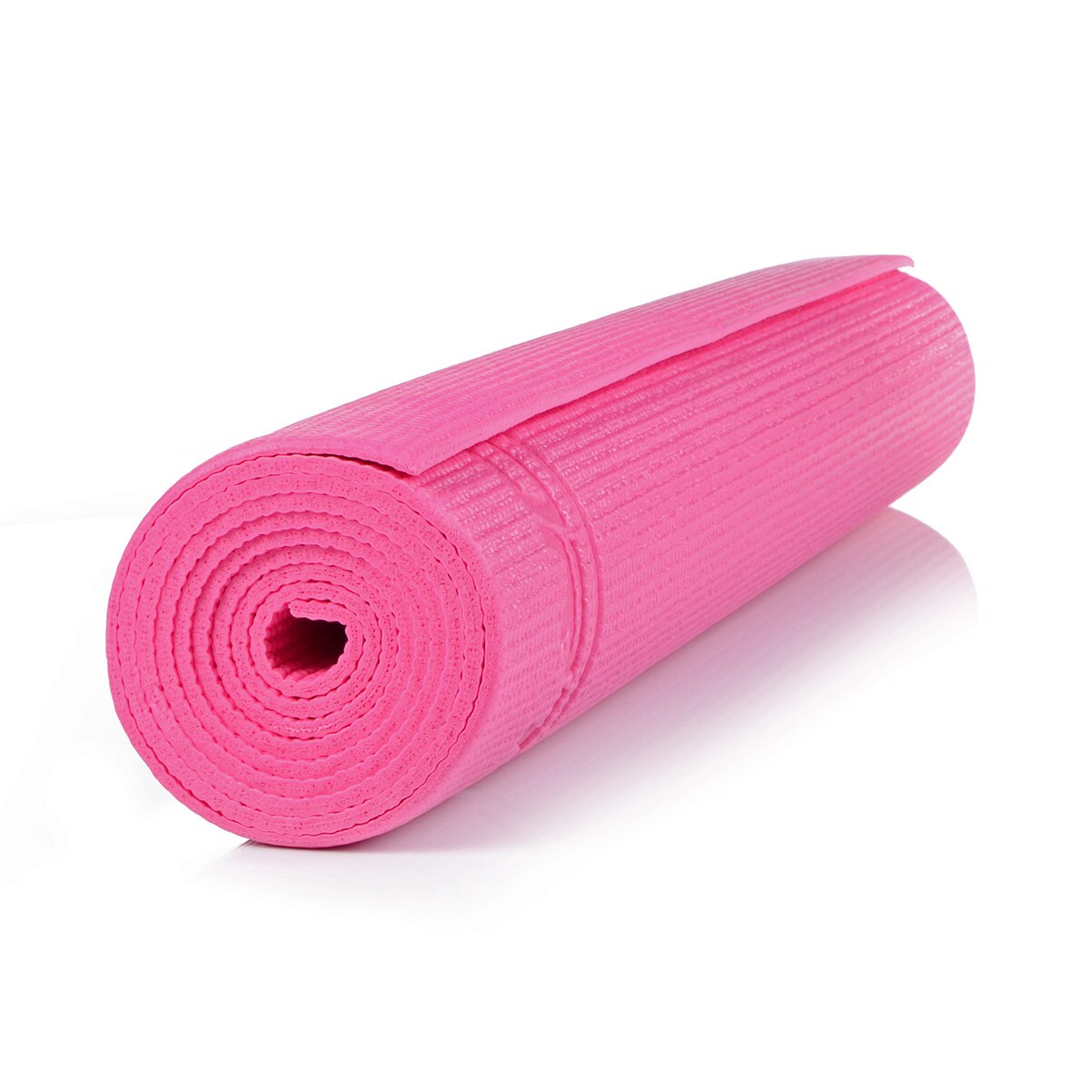 Saltea yoga/fitness/pilates, SportVida, Spuma PVC, Grosime 4 mm, 173 x 61  cm, Roz 