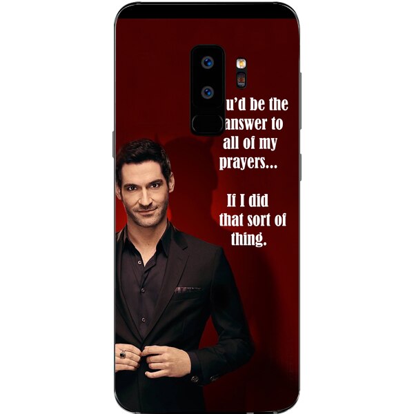 Husa din Silicon, Lucifer The answer pentru Samsung Galaxy S9 Plus, Multicolor