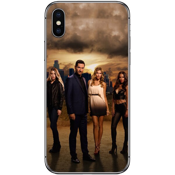 Husa din Silicon, Lucifer Squad pentru iPhone XS Max, Multicolor
