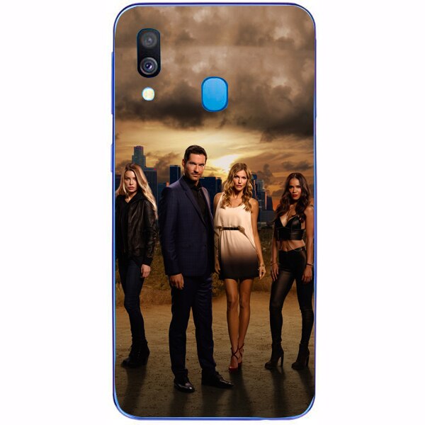 Husa din Silicon, Lucifer Squad pentru Samsung Galaxy A40, Multicolor