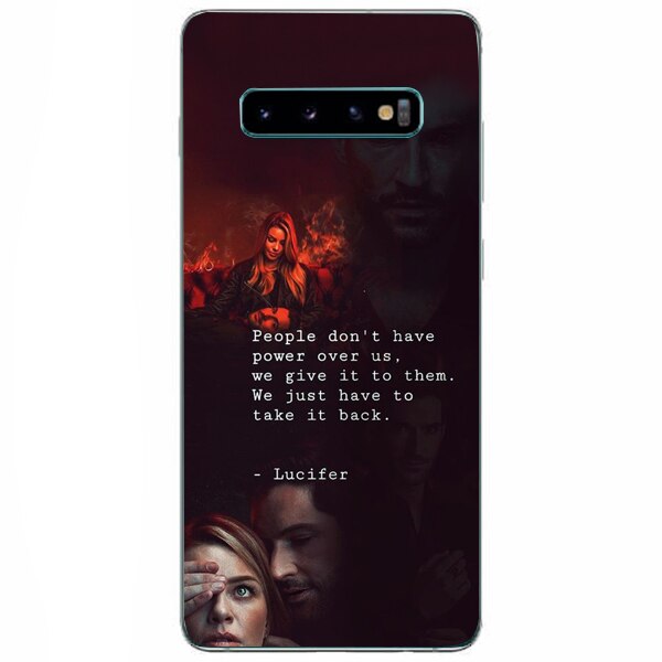 Husa din Silicon, Lucifer Power pentru Samsung Galaxy S10 Plus, Multicolor