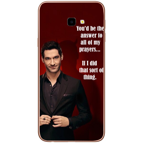 Husa din Silicon, Lucifer The answer pentru Samsung Galaxy J4 Plus, Multicolor