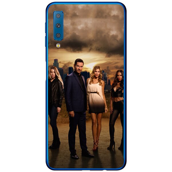 Husa din Silicon, Lucifer Squad pentru Samsung Galaxy A7 (2018), Multicolor
