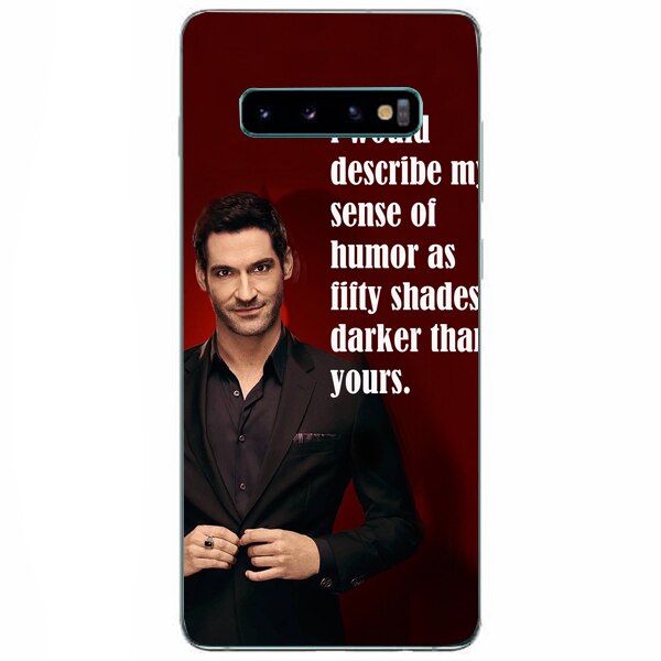 Husa din Silicon, Lucifer Sense of humor pentru Samsung Galaxy S10, Multicolor
