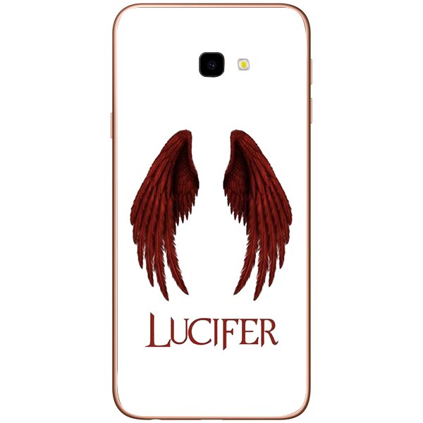 Husa din Silicon, Lucifer Red wings pentru Samsung Galaxy J4 Plus, Multicolor