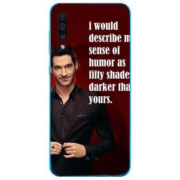 Husa din Silicon, Lucifer Sense of humor pentru Samsung Galaxy A70, Multicolor