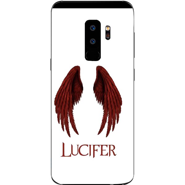 Husa din Silicon, Lucifer Red wings pentru Samsung Galaxy S9 Plus, Multicolor