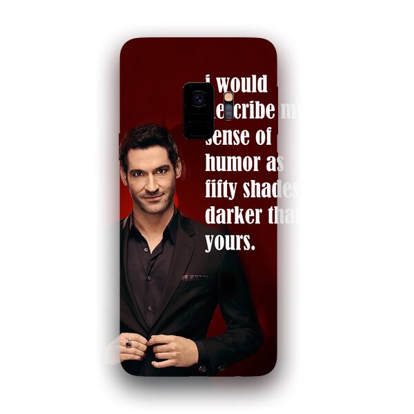 Husa din Silicon, Lucifer Sense of humor pentru Samsung Galaxy S9, Multicolor