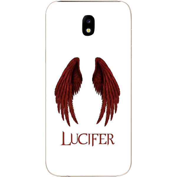 Husa din Silicon, Lucifer Red wings pentru Samsung Galaxy J5 (2017), Multicolor