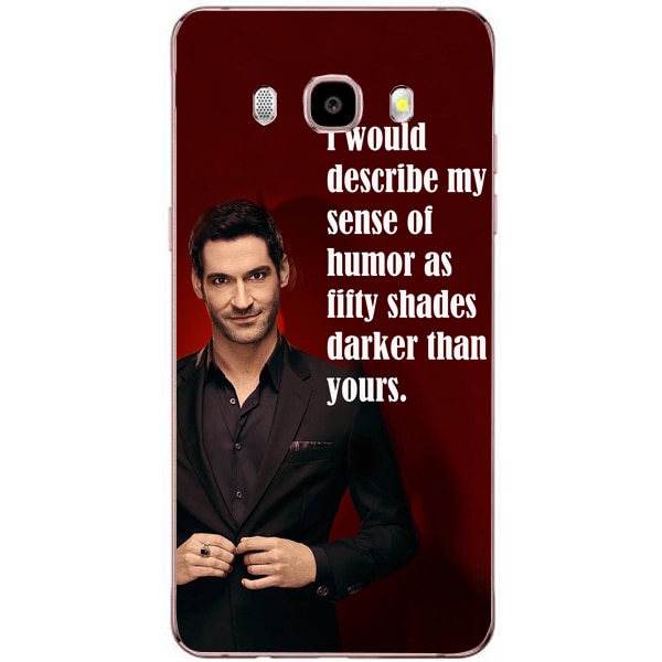 Husa din Silicon, Lucifer Sense of humor pentru Samsung Galaxy J5 (2016), Multicolor