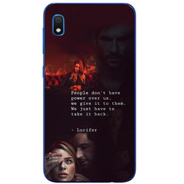 Husa din Silicon, Lucifer Power pentru Samsung Galaxy A10, Multicolor