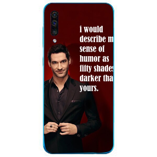 Husa din Silicon, Lucifer Sense of humor pentru Samsung Galaxy A51, Multicolor