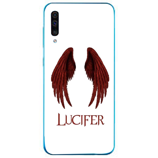 Husa din Silicon, Lucifer Red wings pentru Samsung Galaxy A51, Multicolor