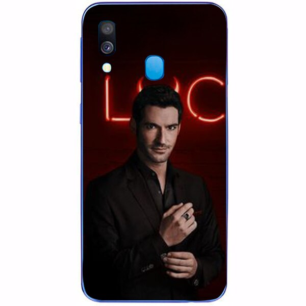 Husa din Silicon, Lucifer Look at me pentru Samsung Galaxy A40, Multicolor