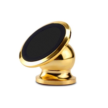 Suport Auto Telefon Magnetic 360 MRG L335 Autoadeziv, Universal, Gold Suport Auto Telefon Magnetic 360 MRG L335 Autoadeziv, Universal, Gold