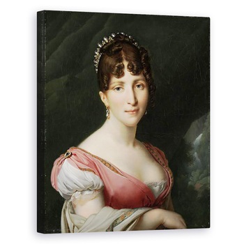 Tablou canvas - Anne Louis Girodet de Roucy-Trioson - Portretul lui Hortense De Beauharnais, Regina Olandei, 60 x 75 cm Tablou canvas - Anne Louis Girodet de Roucy-Trioson - Portretul lui Hortense De Beauharnais, Regina Olandei, 60 x 75 cm