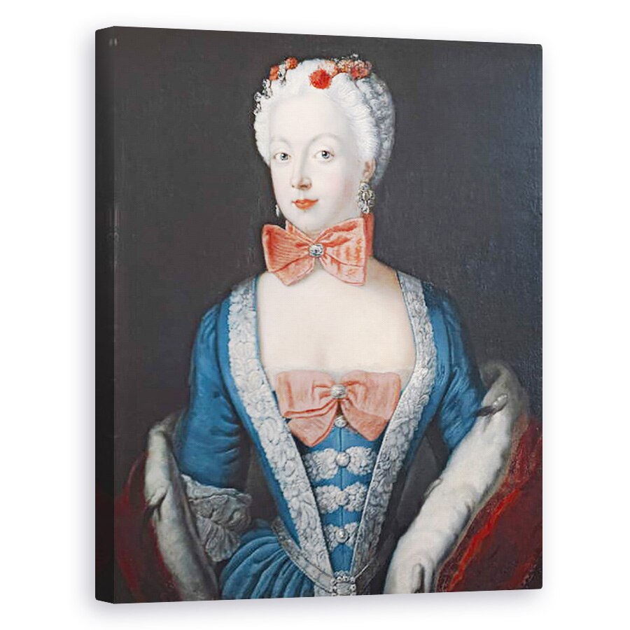 Tablou canvas - Antoine Pesne - Printesa Mostenitoare Elisabeth Christine von Preussen I, 60 x 75 cm