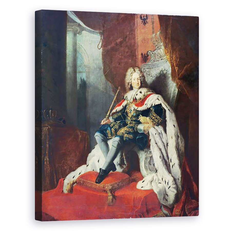 Tablou canvas - Antoine Pesne - Regele Frederic I al Prusiei, 60 x 75 cm