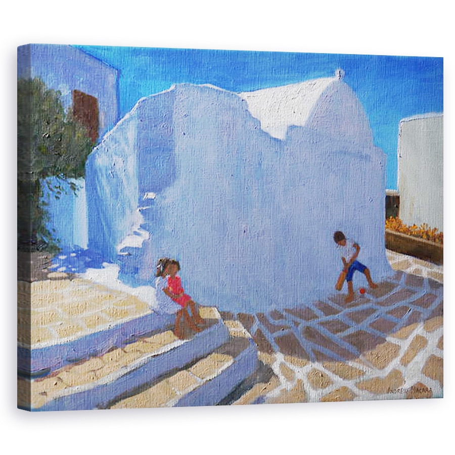Tablou canvas - Andrew Macara - Cricket langa zidul bisericii, 60 x 75 cm