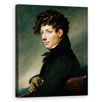 Tablou canvas - Anne Louis Girodet de Roucy-Trioson - Portretul lui Un Tanar Ca Un Vanator, 60 x 75 cm Tablou canvas - Anne Louis Girodet de Roucy-Trioson - Portretul lui Un Tanar Ca Un Vanator, 60 x 75 cm