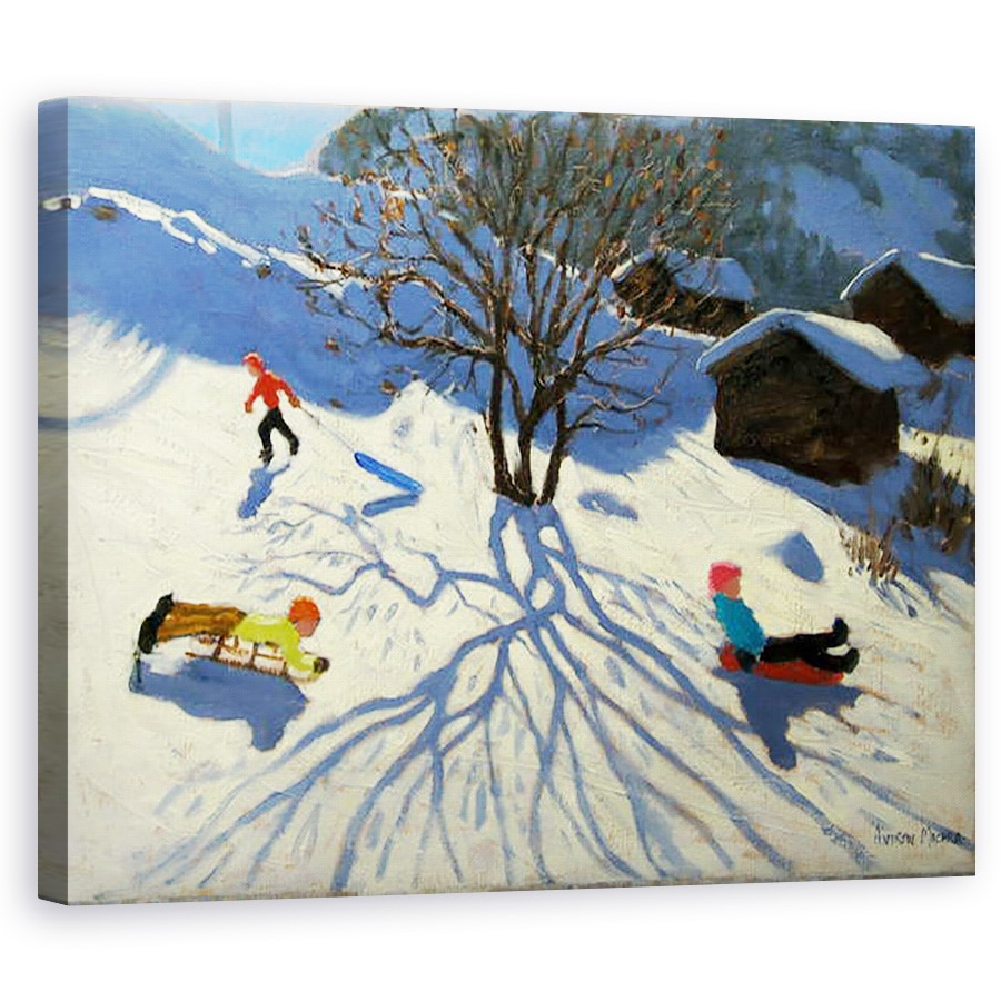 Tablou canvas - Andrew Macara - deal de iarna, Morzine, 60 x 75 cm