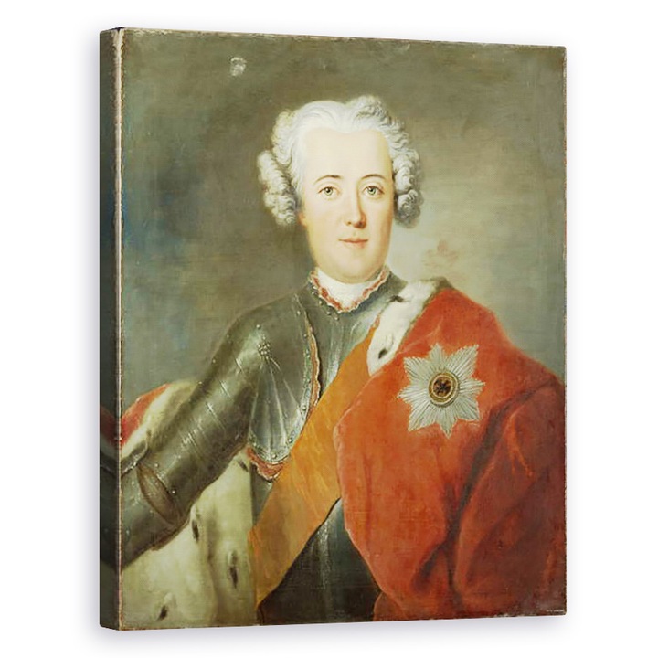 J.H.C. Franke - II. Nagy Frigyes trónörökös, Vászonkép, 1740, 80 x 100 cm