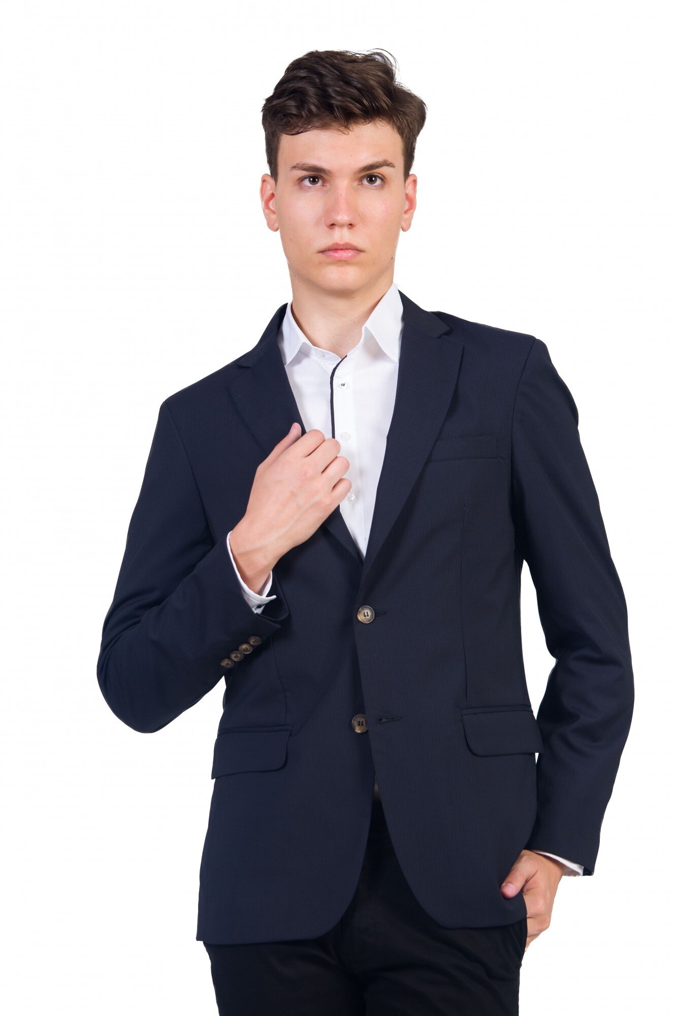 Sacou bleumarin Be You inchidere doi nasturi, S INTL