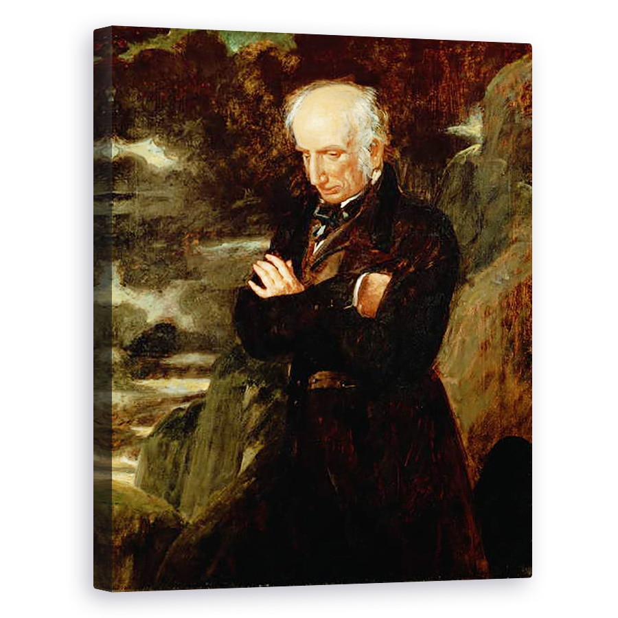 Tablou canvas - Benjamin Robert Haydon - Portretul lui William Wordsworth 1770-1850 1842, 60 x 75 cm