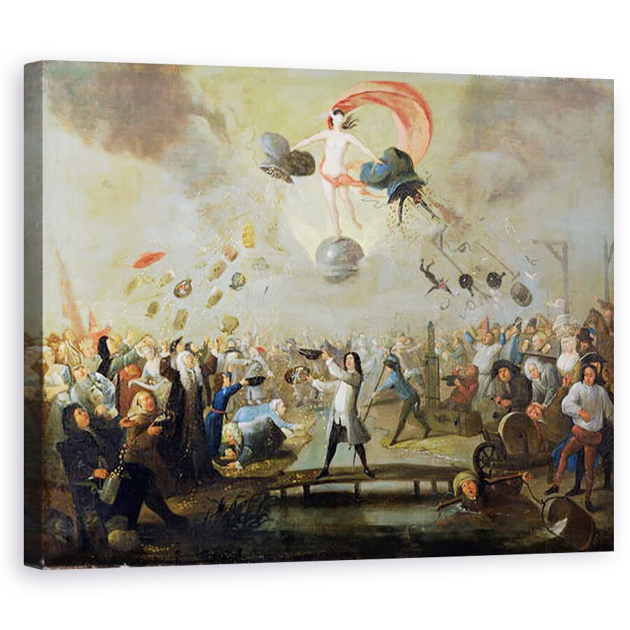 Tablou canvas - Balthasar Nebot - Alegorie a norocului, 60 x 75 cm