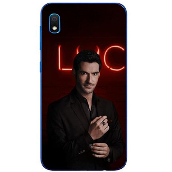 Husa din Silicon, Lucifer Look at me pentru Samsung Galaxy A10, Multicolor