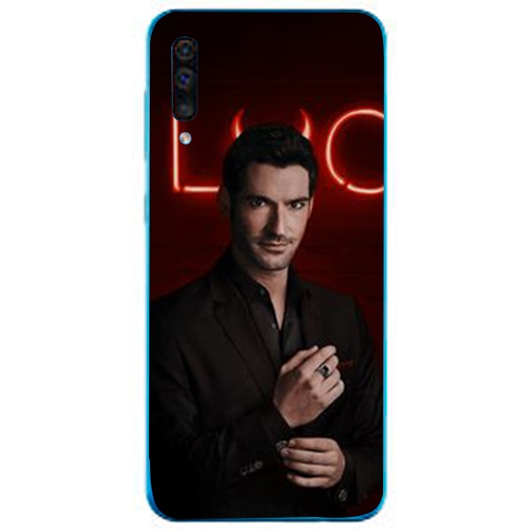 Husa din Silicon, Lucifer Look at me pentru Samsung Galaxy A50, Multicolor
