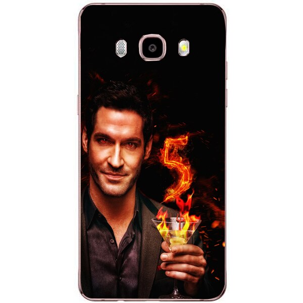 Husa din Silicon, Lucifer Lucky number pentru Samsung Galaxy J5 (2016), Multicolor