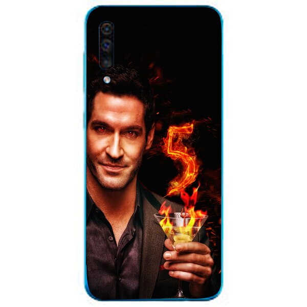 Husa din Silicon, Lucifer Lucky number pentru Samsung Galaxy A50, Multicolor