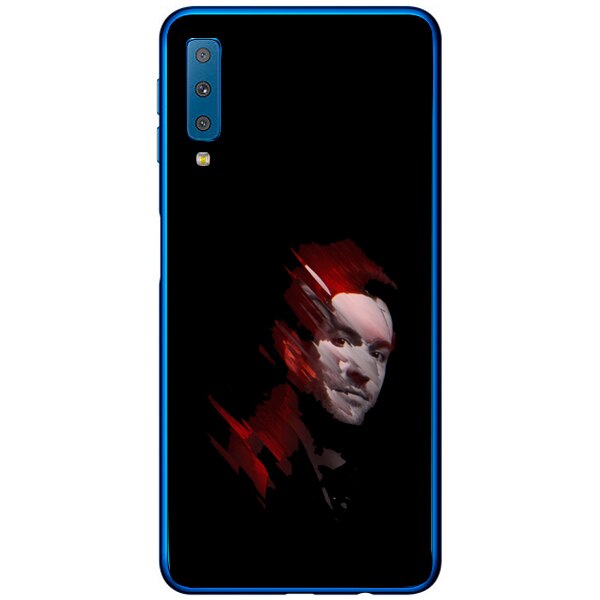 Husa din Silicon, Lucifer Not so good pentru Samsung Galaxy A7 (2018), Multicolor