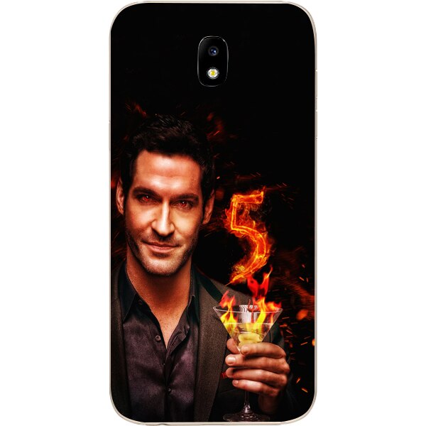 Husa din Silicon, Lucifer Lucky number pentru Samsung Galaxy J5 (2017), Multicolor
