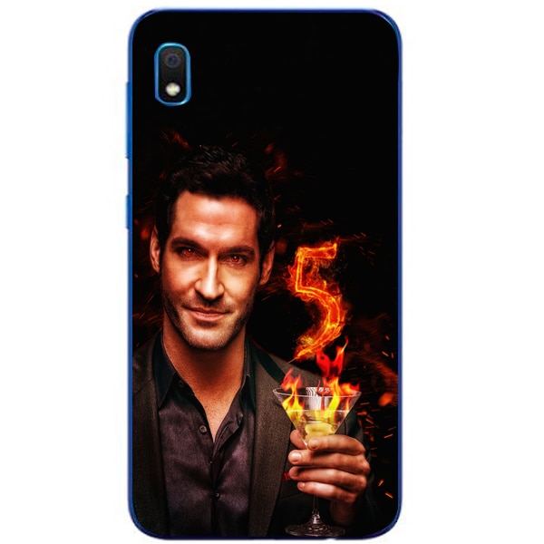 Husa din Silicon, Lucifer Lucky number pentru Samsung Galaxy A10, Multicolor
