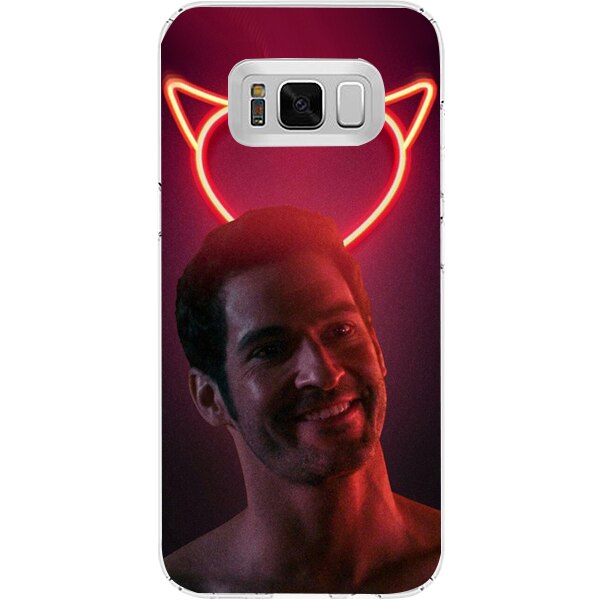Husa din Silicon, Lucifer Hei darling pentru Samsung Galaxy S8, Multicolor