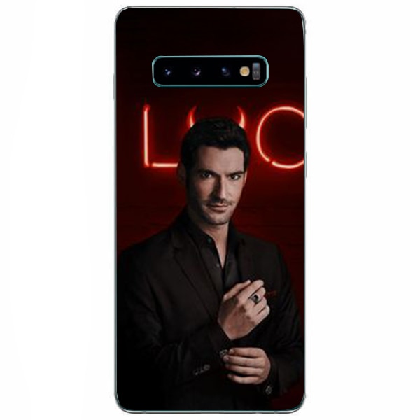 Husa din Silicon, Lucifer Look at me pentru Samsung Galaxy S10, Multicolor