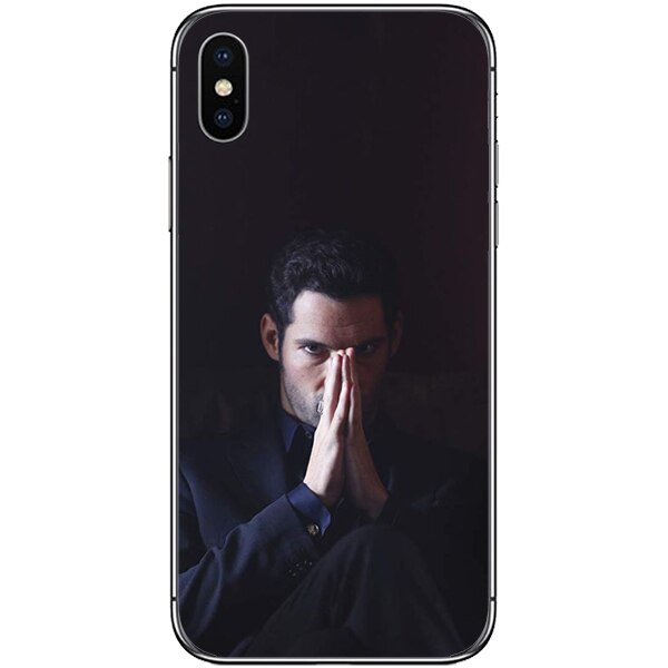 Husa din Silicon, Lucifer Just thinking pentru iPhone XS Max, Multicolor