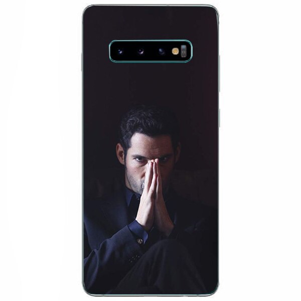 Husa din Silicon, Lucifer Just thinking pentru Samsung Galaxy S10 Plus, Multicolor
