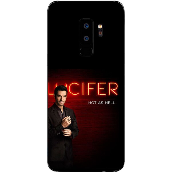 Husa din Silicon, Lucifer Hot As Hell pentru Samsung Galaxy S9 Plus, Multicolor