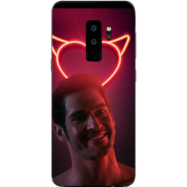 Husa din Silicon, Lucifer Hei darling pentru Samsung Galaxy S9 Plus, Multicolor