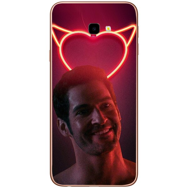 Husa din Silicon, Lucifer Hei darling pentru Samsung Galaxy J4 Plus, Multicolor