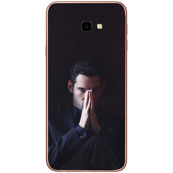 Husa din Silicon, Lucifer Just thinking pentru Samsung Galaxy J4 Plus, Multicolor
