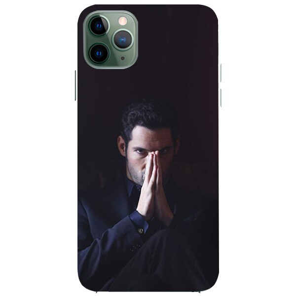 Husa din Silicon, Lucifer Just thinking pentru iPhone 11 Pro Max, Multicolor