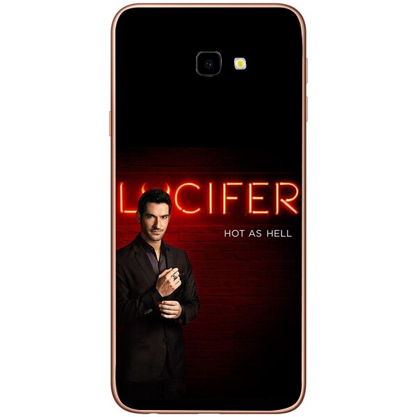 Husa din Silicon, Lucifer Hot As Hell pentru Samsung Galaxy J4 Plus, Multicolor