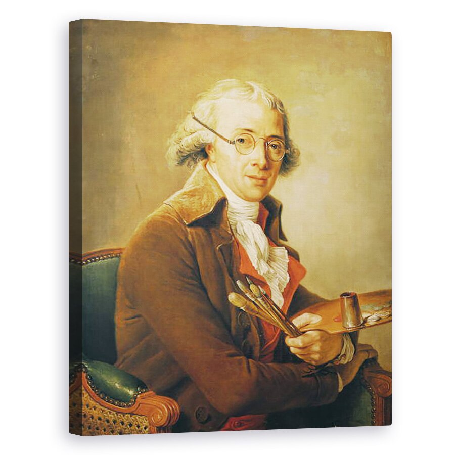 Tablou canvas - Adelaide Labille-Guiard - Portretul lui Francois-Andre Vincent 1746-1816, 60 x 75 cm