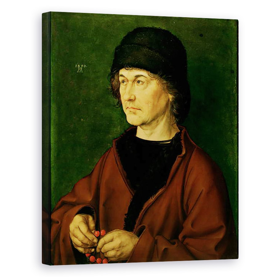 Tablou canvas - Albrecht Durer - Portretul Tatalui Artistului, 80 x 100 cm